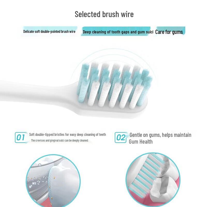 Cold Sore Ling Cloud Feeling Gum Care Toothbrushes, 5-Pack