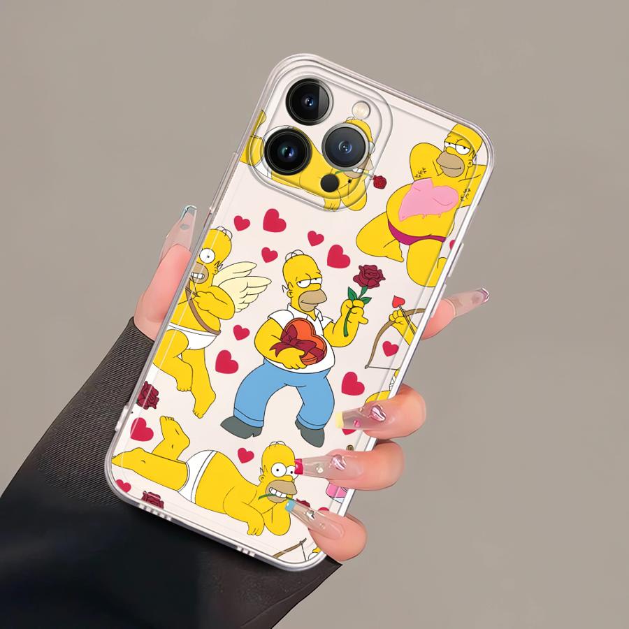 The S-simpsons Case for iPhone 17 Pro Max 11 15 XS Max Air 7 8 16 XR 13 Pro 14 Plus 12 Mini Soft Phone Cover