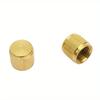 1Pc T Type Adapter With Rotary Connector 1/4 SAE External Thread Accessories New Pump Solid Brass Refrigeration Service Valves