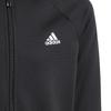 Adidas Sereno Tracksuit J120 Kids' Set, KNX38, Top Black/White, Bottom Black/White (IN0653),