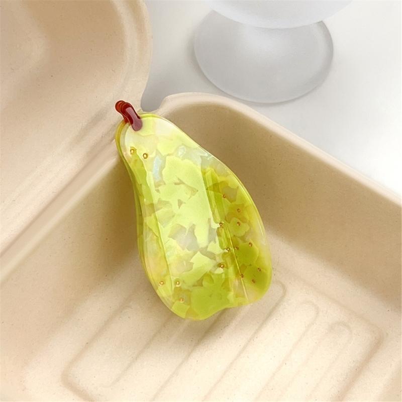 Unique Fruit Theme Large Hair Claw Clip Ponytail Claw Hair Holder Barrettes Hair Adornment Hair Ornaments