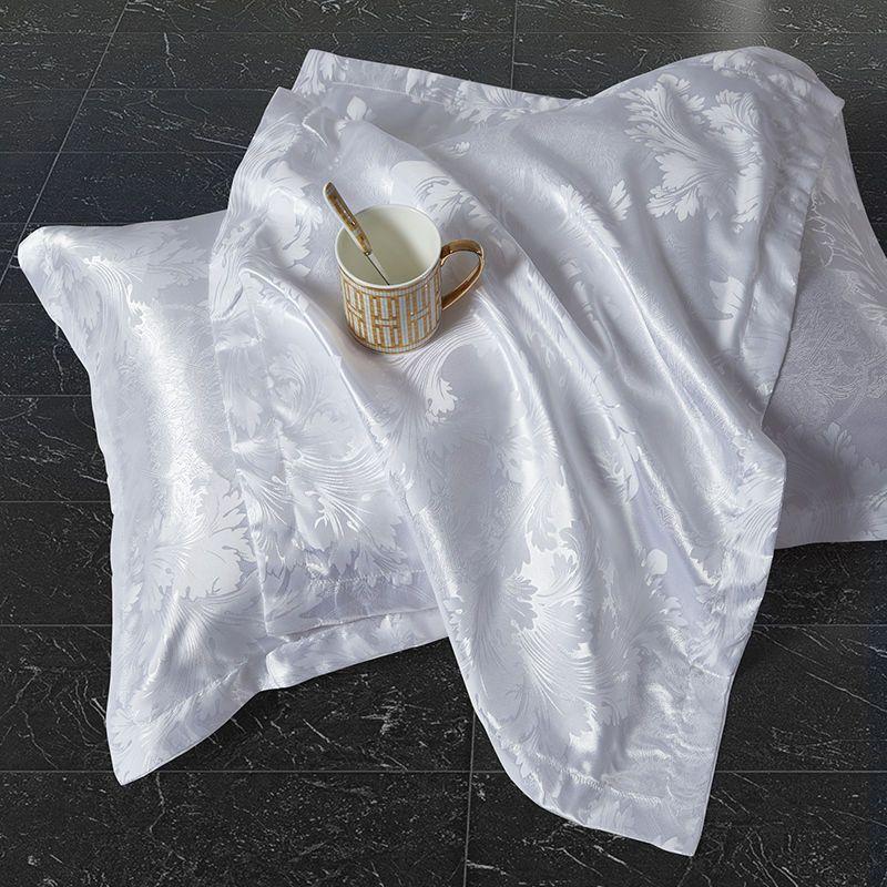 2pcs Luxurious Jacquard Pillowcases, Soft & Comfortable, Washable for Bedroom or Guest Room Decor, Bedroom Decor and Accessories