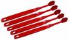 HP Toothbrush-Style Brushes, Red, 5-Pack