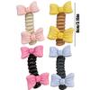 Elastic Spiral Sârmă Telefon Bentiță Legături de Păr Fluture Floare Perle Drăguț Dulce Corzi de Păr Accesorii Versatile pentru Coafură