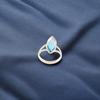 Swiss Blue Topaz Gemstone 925 Sterling Silver Jewelry Handcrafted Stylish Ring RR-23-9