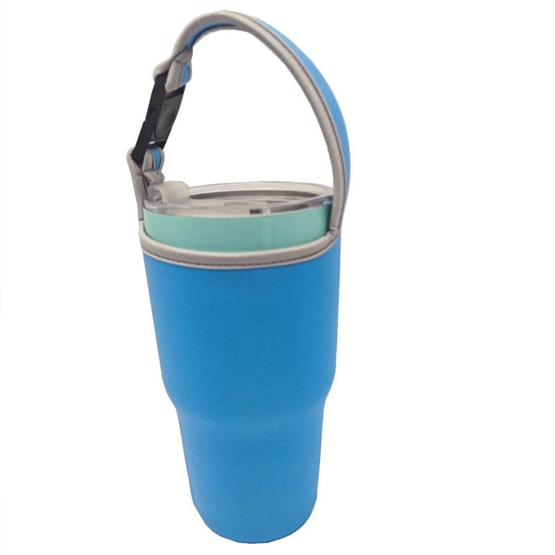 30oz Portable Insulated Ice Bucket Sleeve - Anti-Fall, Heat & Scratch-Proof, Diving Material Cup Bag.