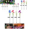 Outdoor Solar Lily Flower Lights Stunning Led Floral Garden Stake Lamps For Yard Decoration