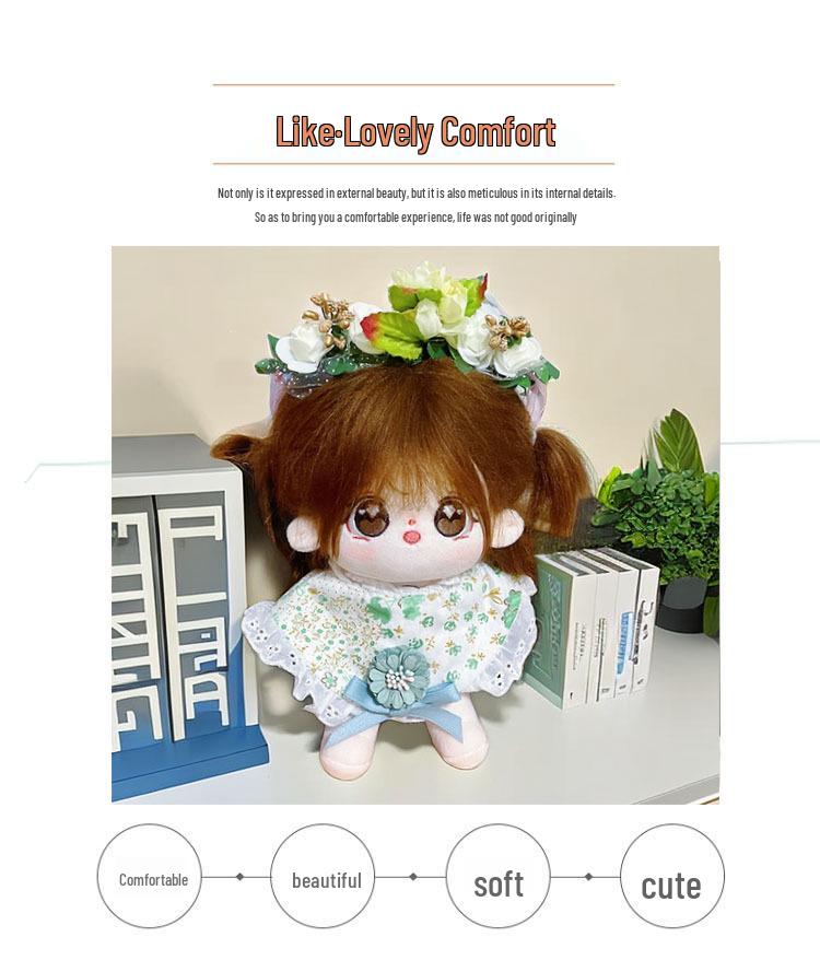 Little Yun 20cm Cotton Plush Doll - Children's Gift & Stuffed Toy with Clothes