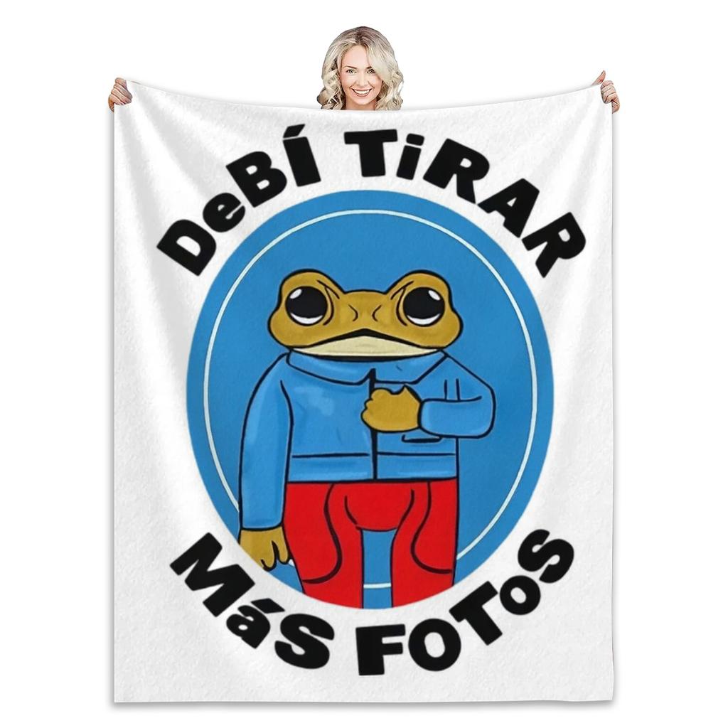 Bad bunny Blanket New Album Blanket Fluffy Throw Fashion Personalized Gift For All Season Bedroom Sofa Travel Office Bed