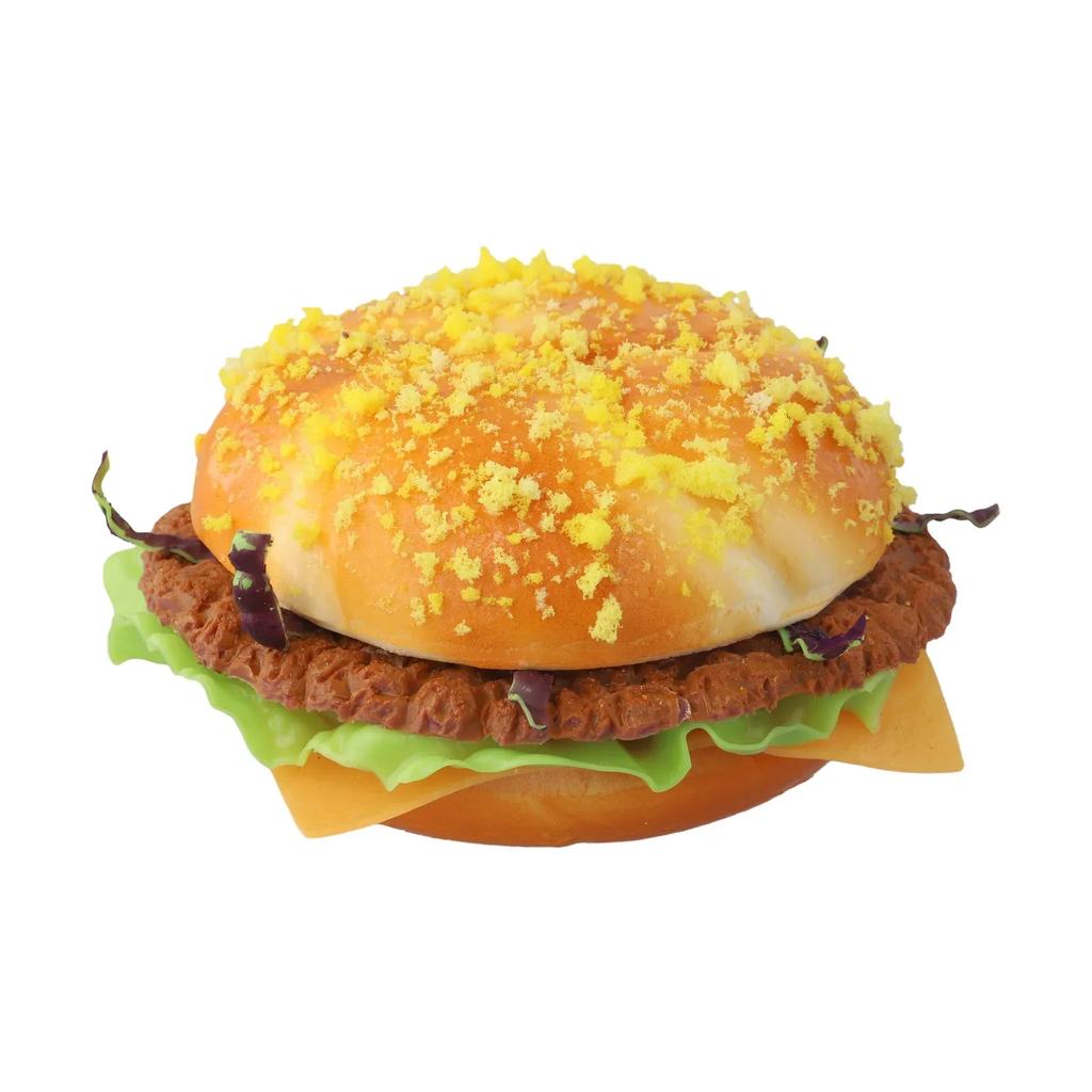 Simulated Burger Burger Model Children 's Toy Refrigerator Magnet Role-playing Games Market Stall High Quality