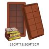 2PCS Chocolate Mold Rectangular Silicone Mold Food Grade Silicone DIY Hand Sandwich Homemade Tools Baking Supplies Candy Making