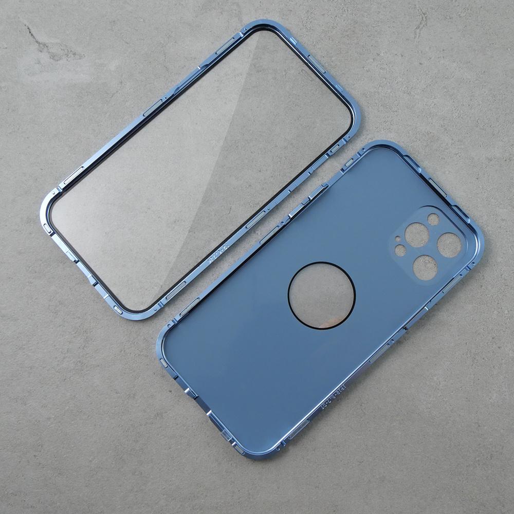 iPhone 12 Pro Case, Dual Glass, Magsafe, Blue