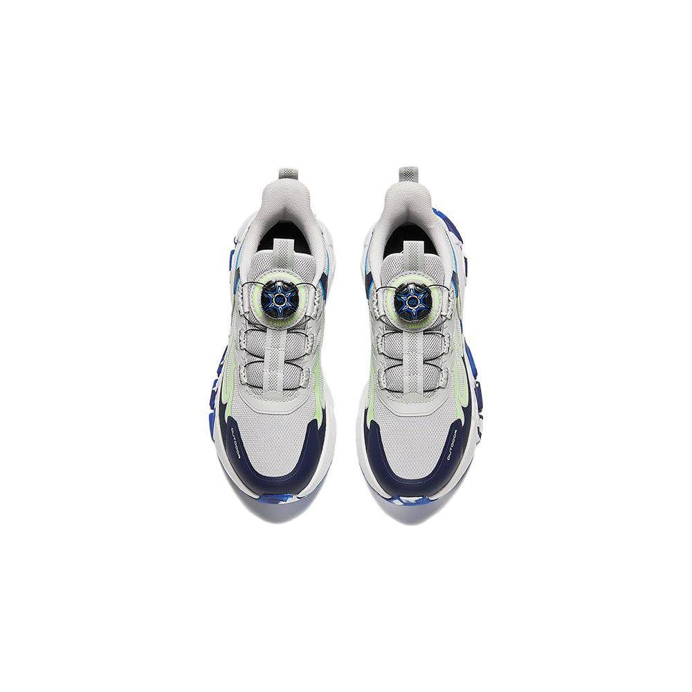 Anta Comfortable Versatile Non-Slip Shock Absorbing Durable Lightweight Low-Top Kids Running Shoes Kids sneaker White Blue A312418861-3