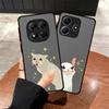 Funda Back Phone Cover Case for Xiaomi Redmi Note 14 14C A4 13 Pro Plus 13C 12 11 9S 10 Cartoon Cute Cat