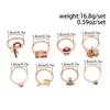 Holiday Spirit Reindeer Rings Accessory Enchanting Christmas Reindeer Rings Adornment for Stylish Festive Outfits