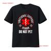 LIMITIERTES Emotionaler Support Mensch Nicht streicheln Servicehund Liebe Humor T-Shirt vintage gewaschenes Design