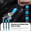3PCS Car Interior Detail Cleaning Brush Wheel Rims Clean Brush Elbow Sweeping Tools Air Conditioner Air Outlet Cleaning Brushes