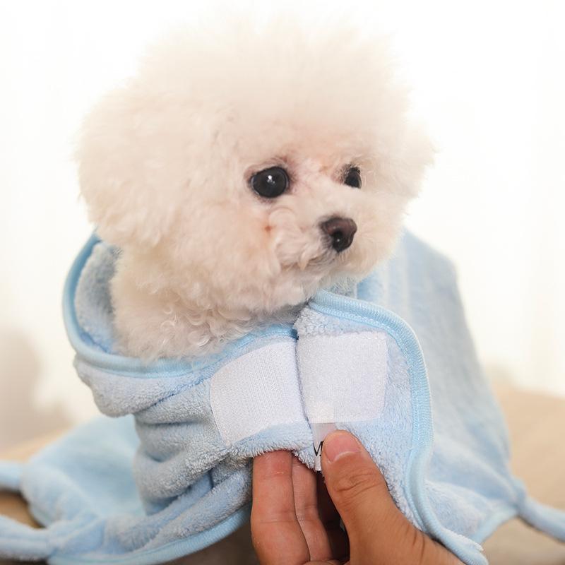 Pet Bath Towel: Quick-Drying, Absorbent Robe for Dogs & Cats