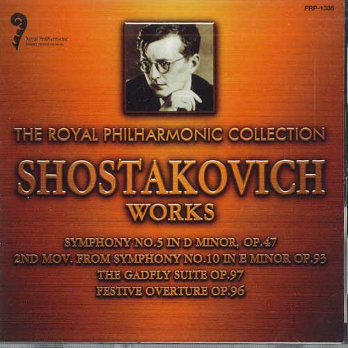 

CD ROYAL PHILHARMONIC - Shostakovich Works FRP1335 SBM Japan Obi Classical Used
