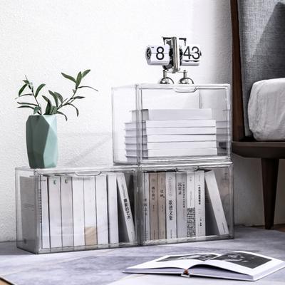 Practical Clear Space-saving Visible Desktop Storage Boxes for Purse Clutch Handbag Book Storage Box