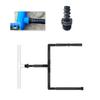Plastic Garden Hose Connector 1/2 3/4 Female to Male Thread 1/2 3/4 1 Inch Barb Fitting Irrigation Pipe Connector 16mm 20mm 25mm