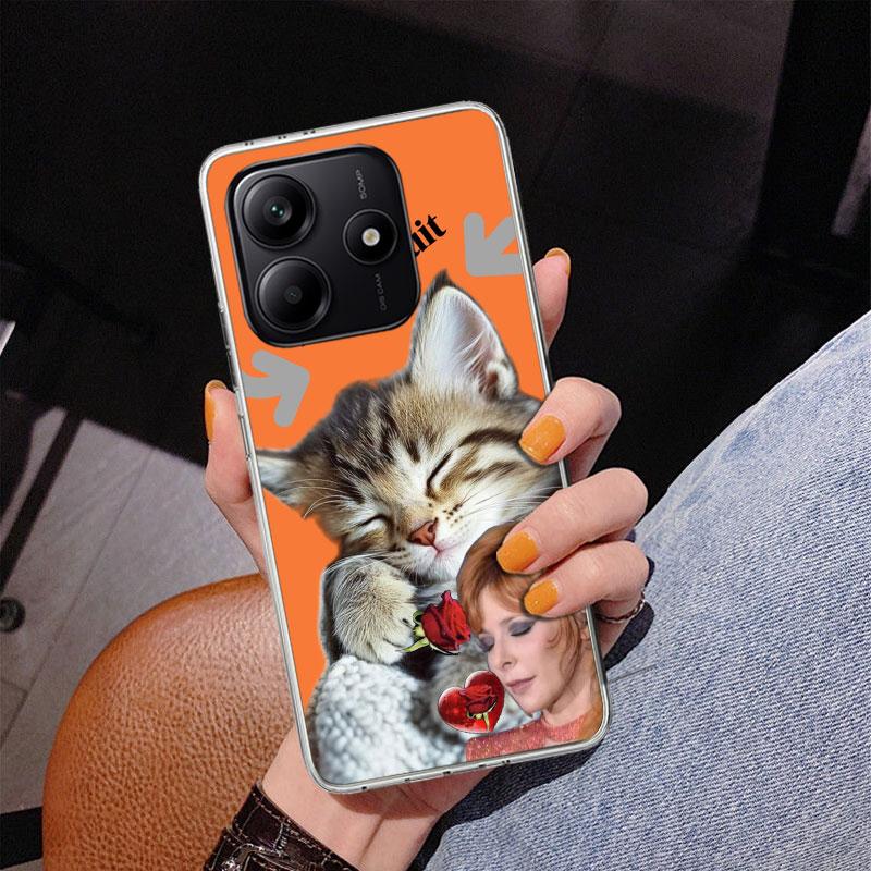 Mylene Farmer Phone Case For Xiaomi Redmi Note 15 14 13 12S 12 11 Pro Plus 14S 11S 11E 10 10S 11T 5G Personalized Cover Redmi No