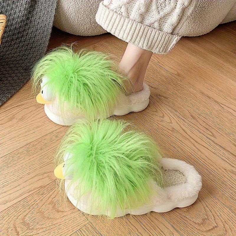 Energetic Young for Man Style, Whimsical Design, Warm and Cold-Resistant, Comfortable Men's Indoor/Outdoor Wearable Slippers