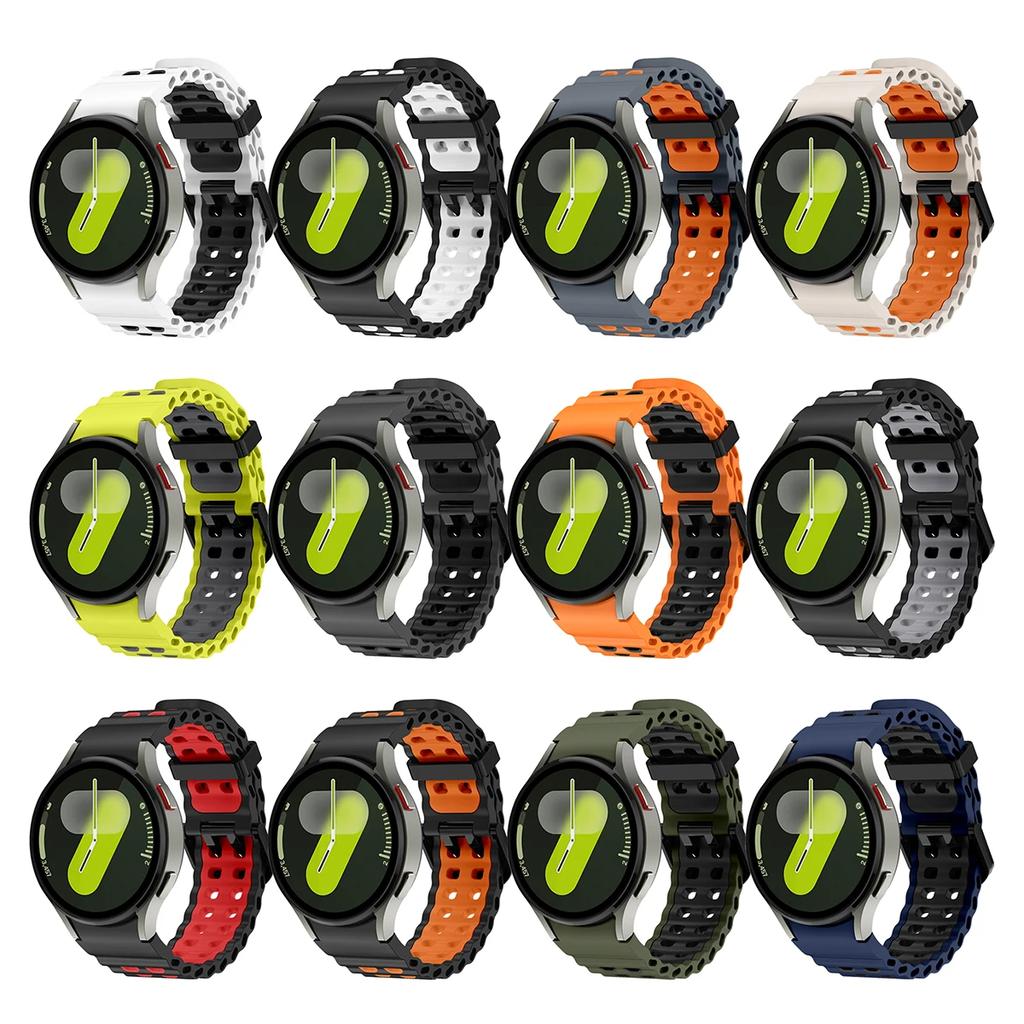 Armband für Samsung Galaxy Watch 7/6/5 Pro/4 classic 40mm 44mm Sport Silikon Keine Lücken Handgelenk correa Armband Galaxy Watch 7 Armbänder