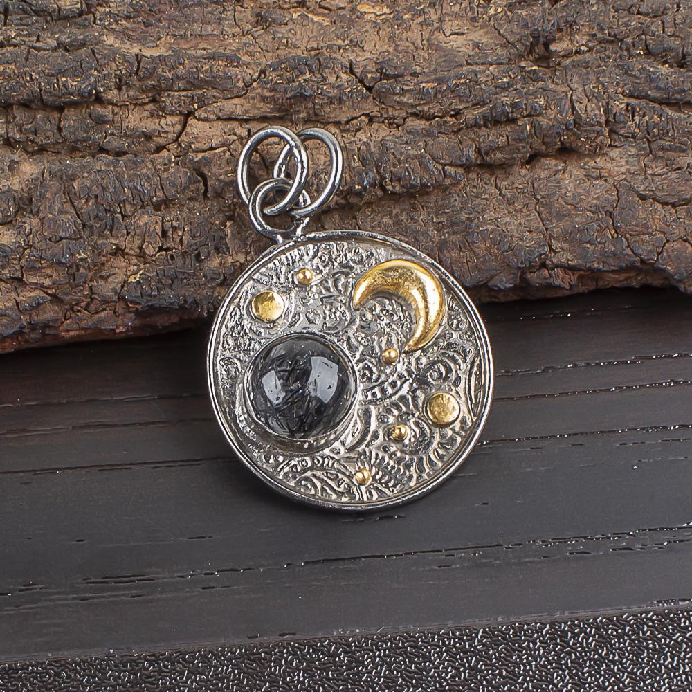 Black Rutile Gemstone Jewelry, 925 Solid Sterling Silver Earrings, Beautiful Silver Earrings, Handmade Bohemian Jewelry For Wedding Gift