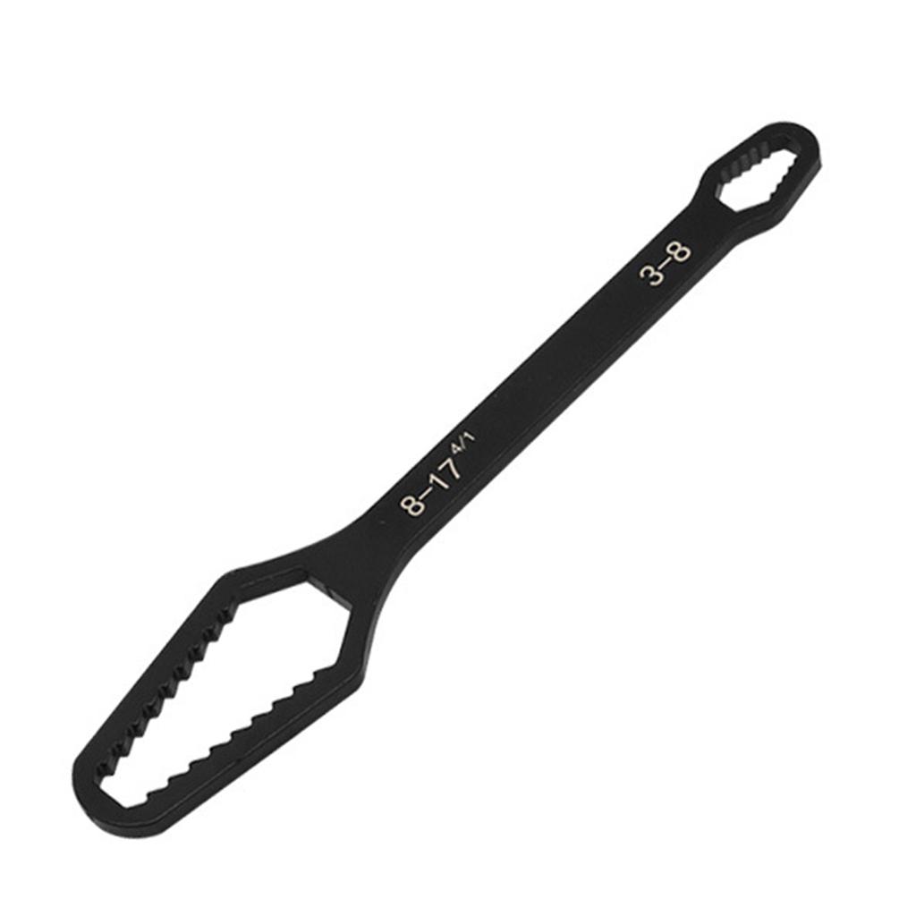 Torx Wrench Double Ended Multifunctional Wrench 6-25mm/3-17mm Self-Tightening Wrench Adjustable Glasses Wrench Tool