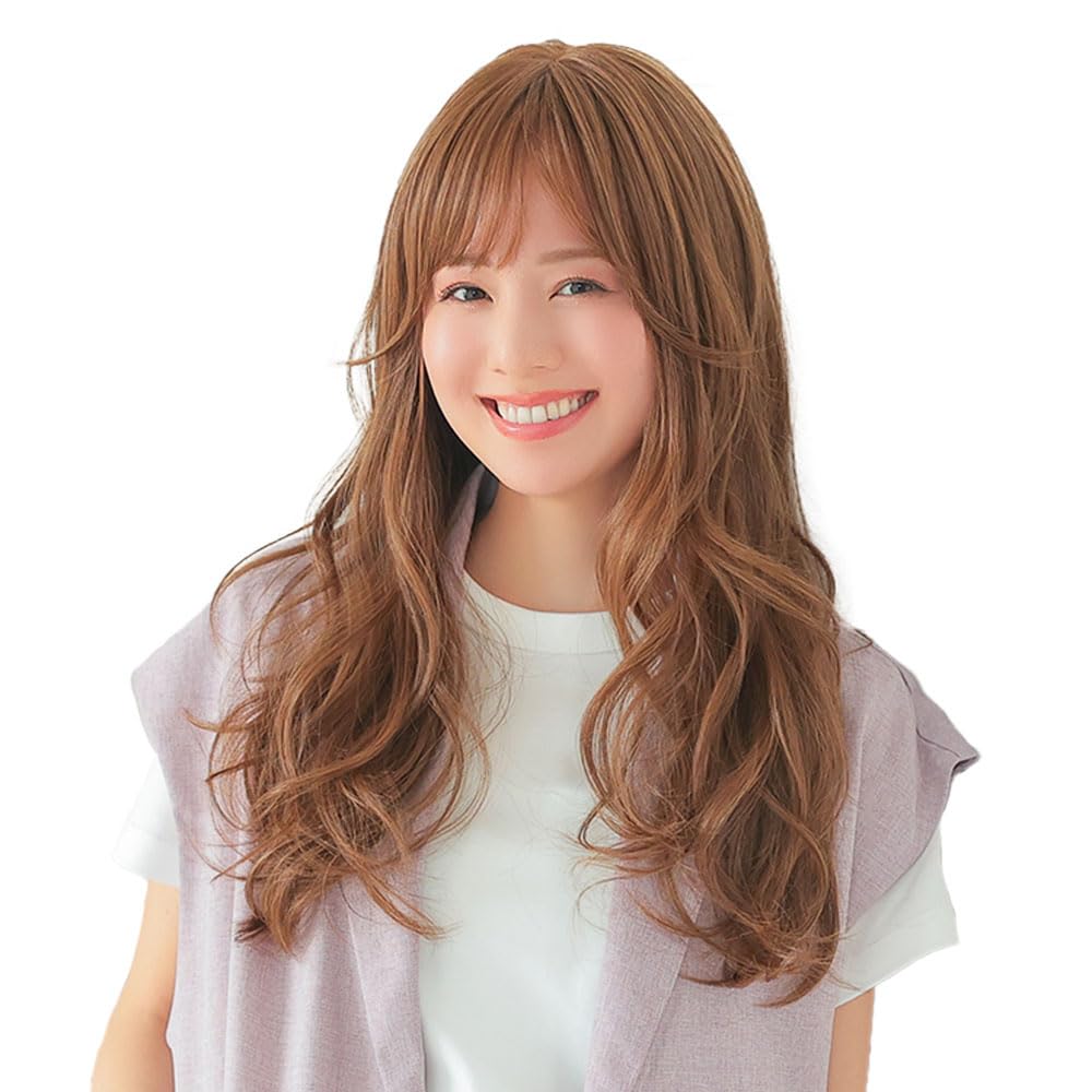 

Wig Long Full Wig Venus Sensual Long Long Wig Free Size Caramel Brown pw105CRB [AQUADOLL] CRB.