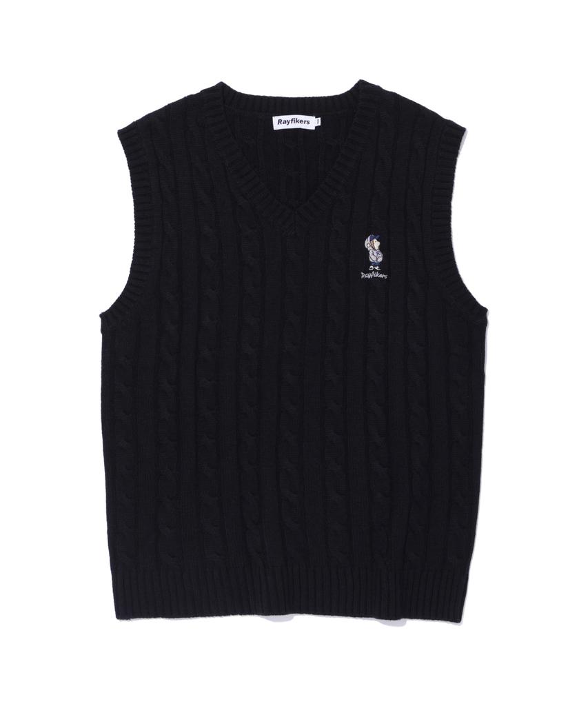 Rayfikers Dottie Knit Vest Black (Mo5Su507-076)