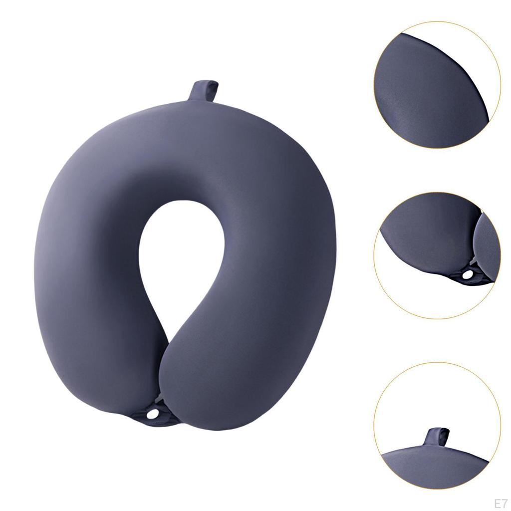 Podróżna poduszka pod kark z pianki memory Ergonomiczny kształt na podróż pociągiem lub autobusem Poszewka zapinana na zamek
