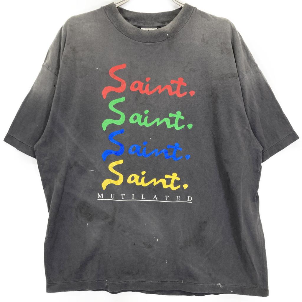 SAINT MICHAEL SM-HR1-0000-013 Quarry Stainless Steel TEE MULATED tops XL grayUsed