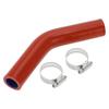 X AUTOHAUX Innendurchmesser 22mm Länge 102mm 45 Grad Rot