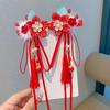 Chinese Style Children's New Year Kawaii Hair Clips Cheongsam Hanfu Hair Accessories Cosplay Hair Ball Hair Clip