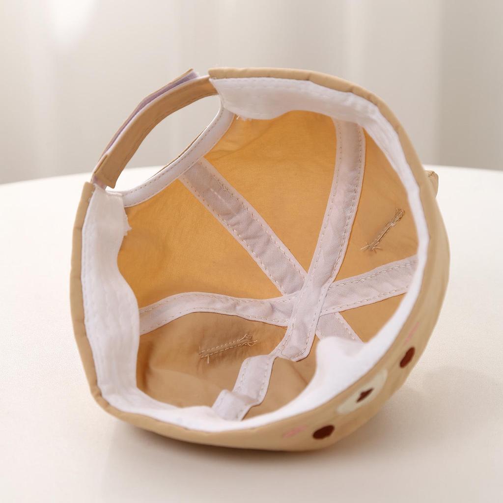 Unisex Baby Beret with Quick-Drying Sun Protection – Cute Little Yellow Duck Design for Spring and Autumn