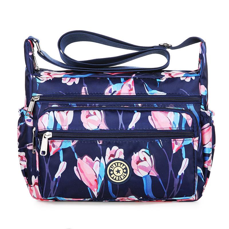 Large Capacity Women's Single-Shoulder Crossbody Bag - Stylish Oxford Nylon for Middle-Aged Moms