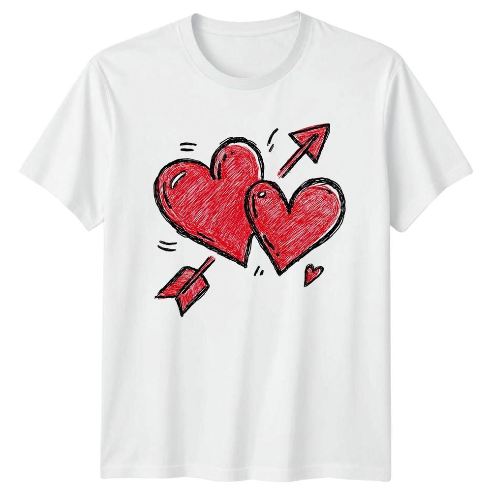 Two Hearts Beat As One TShirt Valentines Day Love S