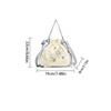 Flower Embroidery Drawstring Bucket Bag Ethnic Style Hanfu Crossbody Bag  Shopping