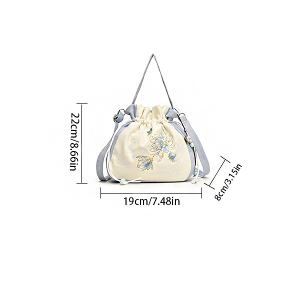 Flower Chinese Style Handbag Ancient Style Hanfu Crossbody Bag Printed Shoulder Bag  Shopping