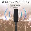 BOYA BY-BM6060 Shotgun Condenser Microphone, Super-Unidirectional, Aluminum Alloy Construction, 3-Pole XLR, 24-48V Phantom Power, Low-Cut Mode, Compat