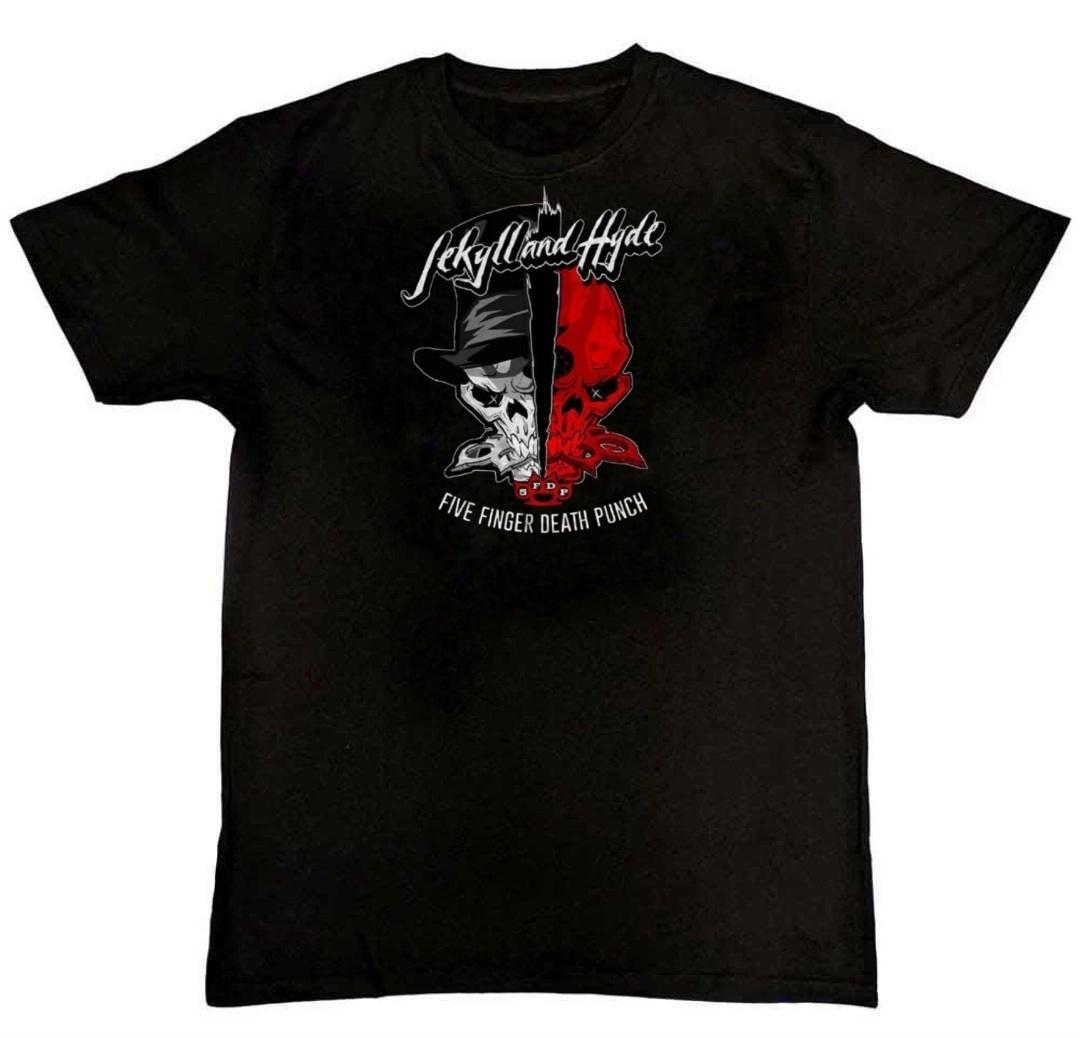 Five Finger Death Punch Jekyll & Hyde Graphic Mens T-Shirt M