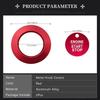 LECART Red Start Button Cover Sticker Fit for Ford Explorer ST XLT Limited Platinum 2024     Auto Interior Accessories Keyless Ignition Decoration