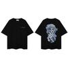 GLYDE Rundhals Herren Maske Bedrucktes Modisches Sommer Kurzarm T-Shirt Mit Persönlichkeit Und Spaß Street Trend T-Shirt