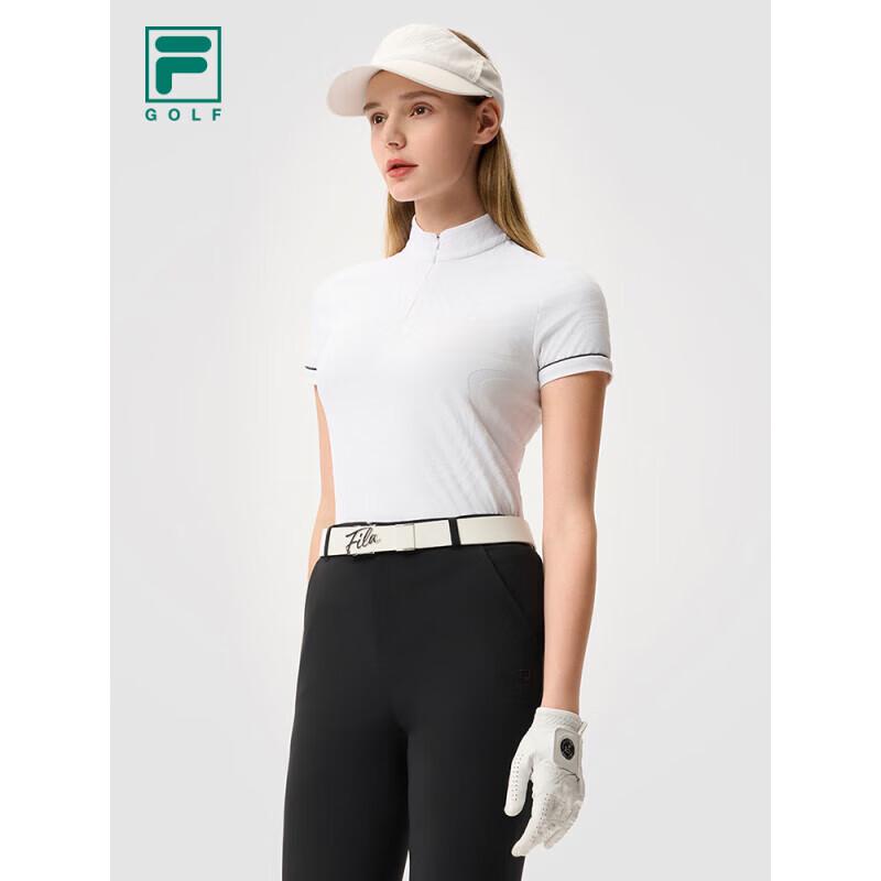 FILA Women s Golf Knit Short Sleeve Half-Zip Top S