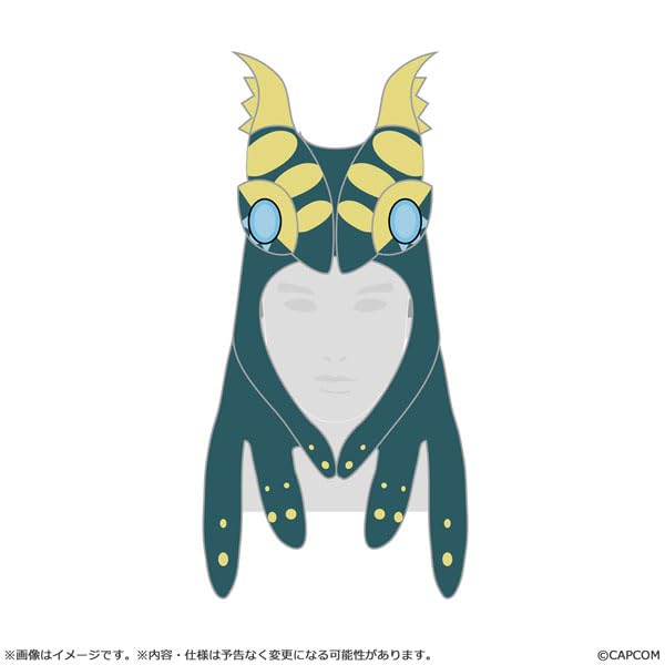 Capcom Monster Hunter Wilds Кигуруми Ну H590 x W290 x Полиэстер Шляпа, Эгдора, Прибл.. D280 мм,