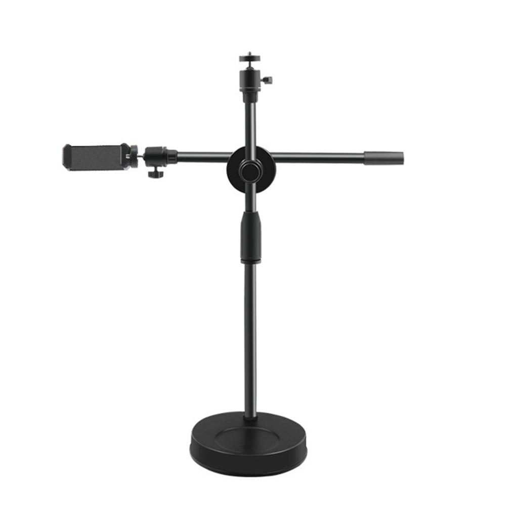 Phone Holder Multifunction Retractable Adjustable Stable Base Cellphone Stand for Salon Photograph