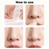 50Pcs Shrinking Nose Wing Stickers Transparent Invisible Nose Shrink Patch Special Narrow Nose Strips Face Care Tool Nose Shaper