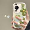 Suitable for Huawei P60 Mobile Phone Case Honor 90/70 Green Love Chain Mate50pro All-inclusive Soft Shell Nova9